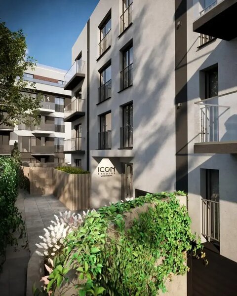 Mosilor, garsoniera cu gradina in ansamblul Icon Studios